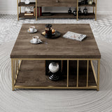 Mobilier Zenn (diverse dimensiuni) - Walnut Gold