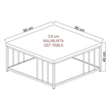 Mobilier Zenn (diverse dimensiuni) - Walnut Gold