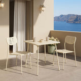 Moraja Deraby I set 3 piese crem metal, 70x70x73 cm