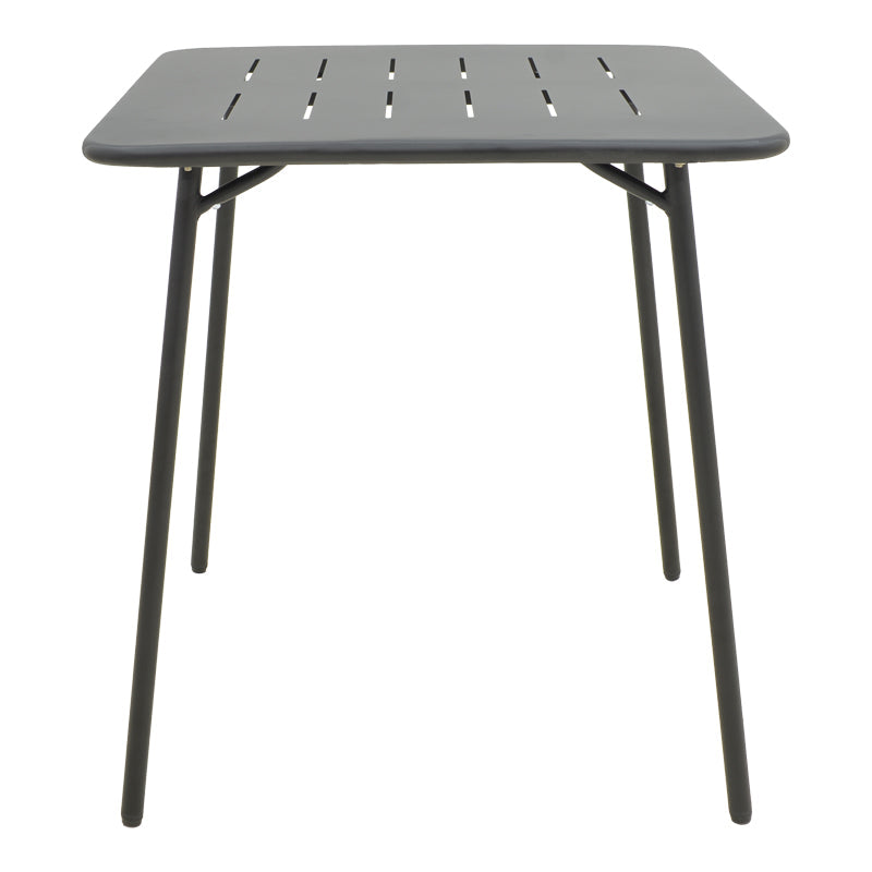 Moraja Deraby set 3 piese negru metal, 70x70x73 cm