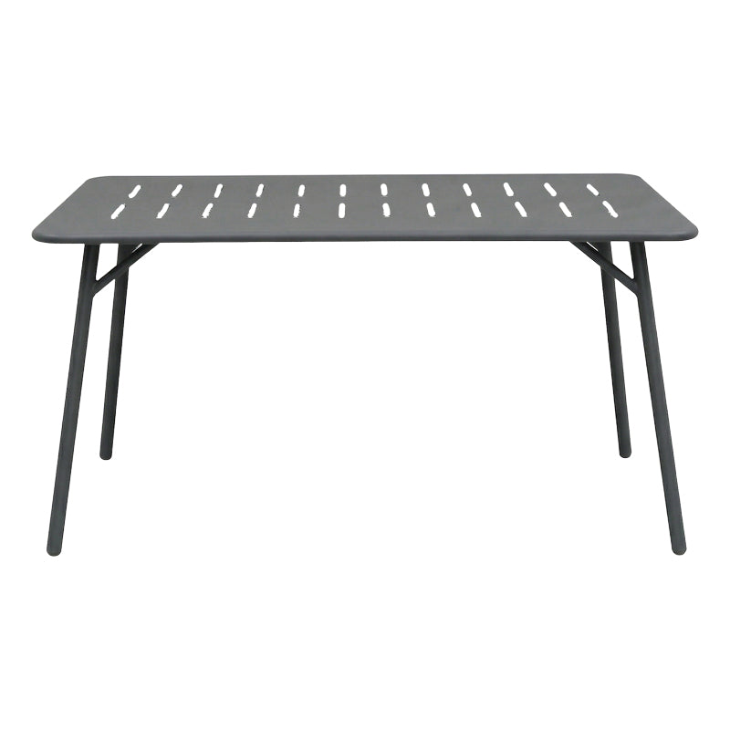 Moraja Deraby Ι set 5 piese negru metal, 140x80x72 cm