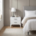 Noptiera KMD-1002-DD-1 home collection Country, 2 sertare, Alb Lake, 51x53x40 cm - KMD-1002-DD-1 | SKU: KMD-1002-DD-1