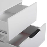 Noptiera KMD-1720-DD-1 Home Collection® Oryana, 2 sertare, Alb - Nuc, 55x59x44 cm - Alb | SKU: KMD-1720-DD-1, KMD-1720-OO-1, KMD-1720-FF-1