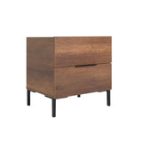 Noptiera KMD-1720-DD-1 Home Collection® Oryana, 2 sertare, Alb - Nuc, 55x59x44 cm - Nuc | SKU: KMD-1720-DD-1, KMD-1720-OO-1, KMD-1720-FF-1