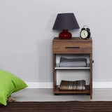 Noptiera KMD-511-BB-1 Home Collection® Trendline, Alb - Maro, 40x57x39 cm - Maro | SKU: KMD-511-OO-1
