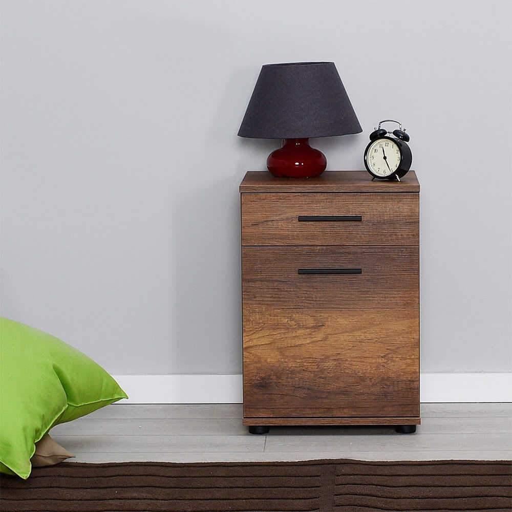 Noptiera KMD-511-BB-1 Home Collection® Trendline, Alb - Maro, 40x57x39 cm - Maro | SKU: KMD-511-OO-1