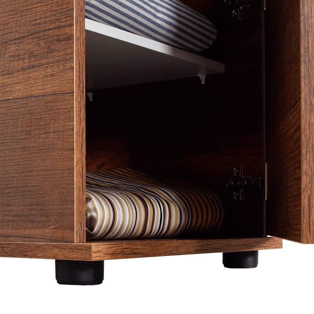 Noptiera KMD-511-BB-1 Home Collection® Trendline, Alb - Maro, 40x57x39 cm - Maro | SKU: KMD-511-OO-1