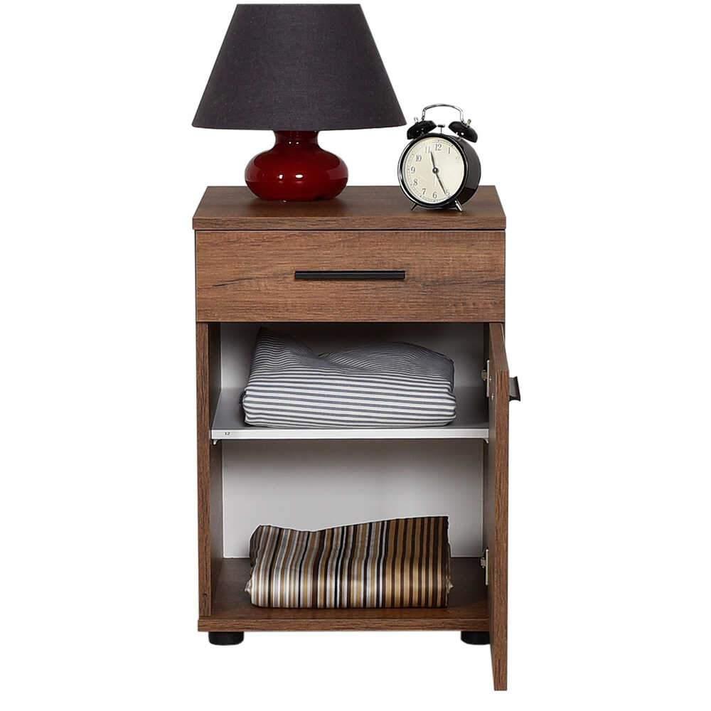 Noptiera KMD-511-BB-1 Home Collection® Trendline, Alb - Maro, 40x57x39 cm - Maro | SKU: KMD-511-OO-1