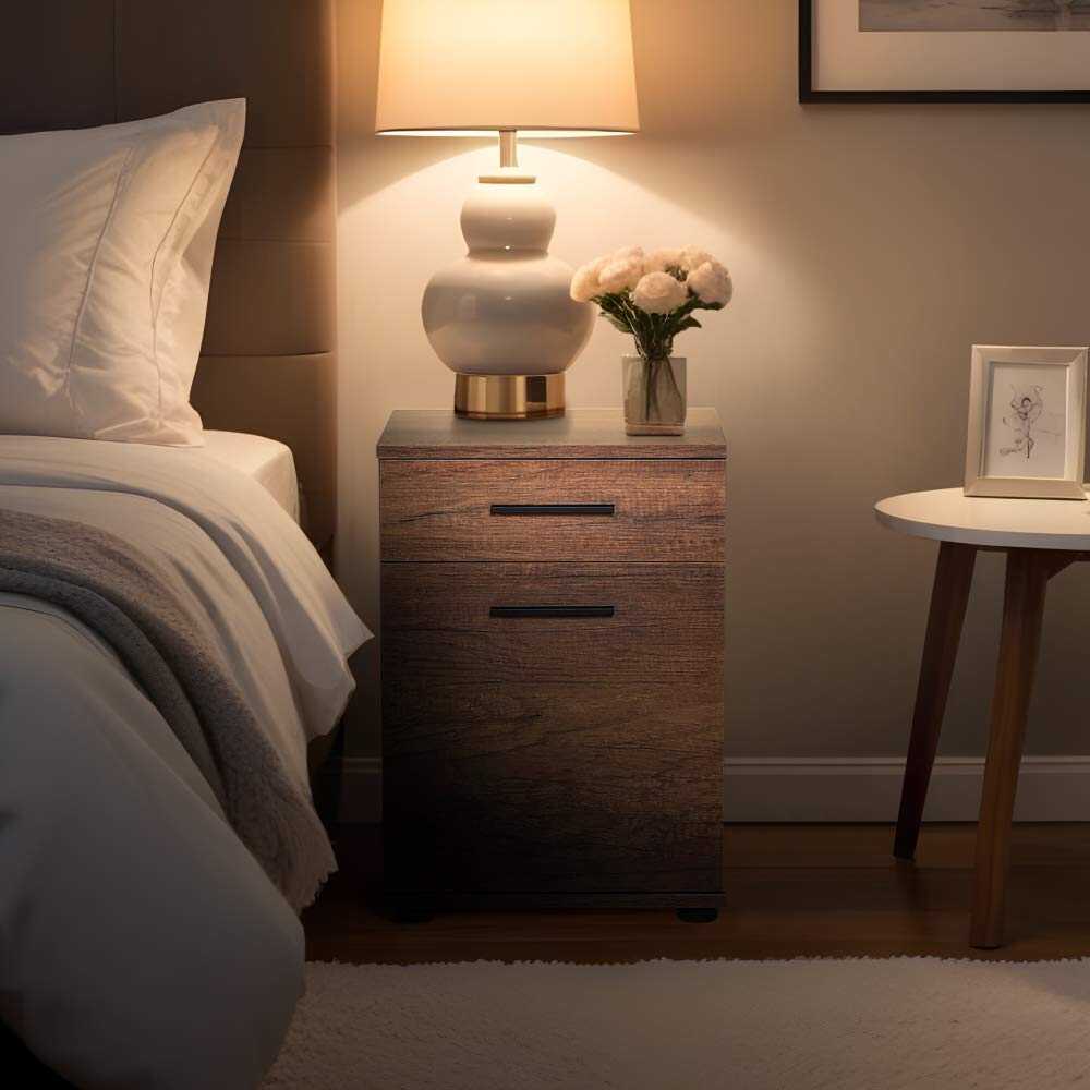 Noptiera KMD-511-BB-1 Home Collection® Trendline, Alb - Maro, 40x57x39 cm - Maro | SKU: KMD-511-OO-1