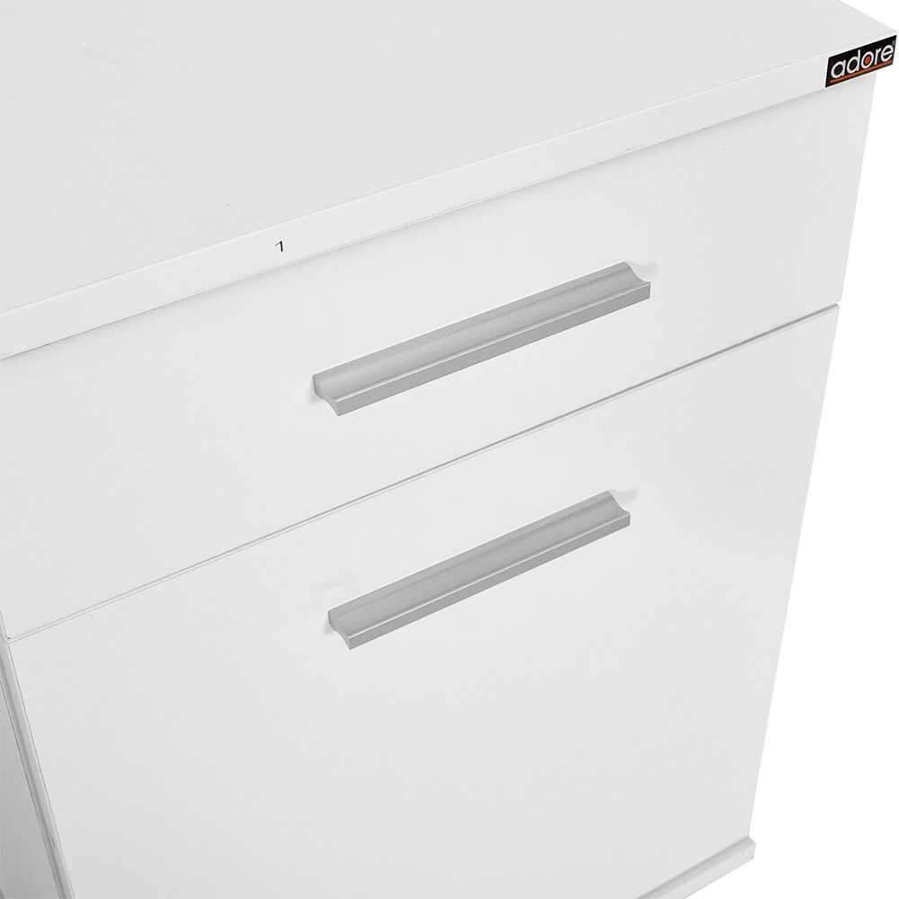 Noptiera KMD-511-BB-1 Home Collection® Trendline, Alb - Maro, 40x57x39 cm - Alb | SKU: KMD-511-BB-1, KMD-511-OO-1
