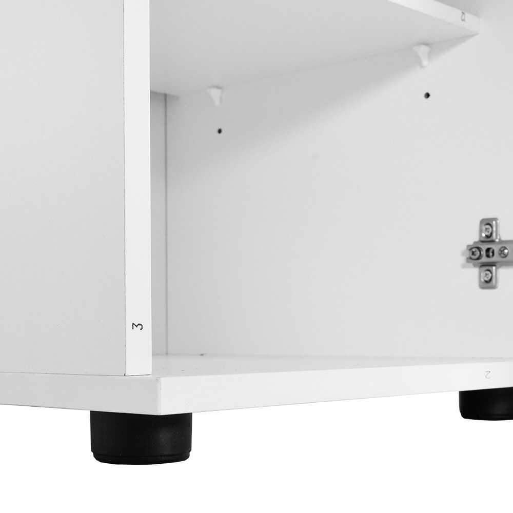 Noptiera KMD-511-BB-1 Home Collection® Trendline, Alb - Maro, 40x57x39 cm - Alb | SKU: KMD-511-BB-1, KMD-511-OO-1