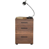 Noptiera KMD-530-BB-1 Home Collection® Trendline, 3 sertare, 40x57x39 cm - Maro | SKU: KMD-530-BB-1, KMD-530-OO-1, KMD-530-TT-1, KMD-530-SS-1