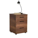 Noptiera KMD-530-BB-1 Home Collection® Trendline, 3 sertare, 40x57x39 cm - Maro | SKU: KMD-530-BB-1, KMD-530-OO-1, KMD-530-TT-1, KMD-530-SS-1