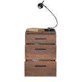 Noptiera KMD-530-BB-1 Home Collection® Trendline, 3 sertare, 40x57x39 cm - Maro | SKU: KMD-530-BB-1, KMD-530-OO-1, KMD-530-TT-1, KMD-530-SS-1