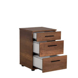 Noptiera KMD-530-BB-1 Home Collection® Trendline, 3 sertare, 40x57x39 cm - Nuc | SKU: KMD-530-BB-1, KMD-530-OO-1, KMD-530-TT-1, KMD-530-SS-1