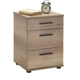 Noptiera KMD-530-BB-1 Home Collection® Trendline, 3 sertare, 40x57x39 cm - Natur | SKU: KMD-530-TT-1