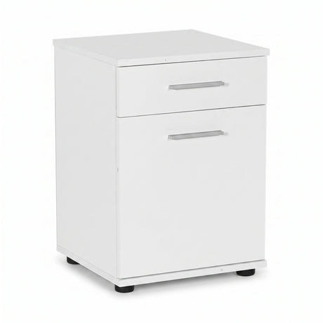 Noptiera KMD-511-BB-1 Home Collection® Trendline, Alb - Maro, 40x57x39 cm