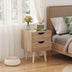 Noptiera Selma, Lemn de pin, 30x30x45 cm - 370-000027