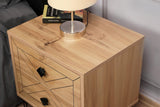 Noptiera Glynn, Crem, 40x55x50 cm - Crem