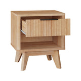Noptiera Hamea, MDF, Natural, 45x40x51 cm