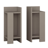 Noptiera Immerse set 2 bucati, 27x25x60 cm - Bej