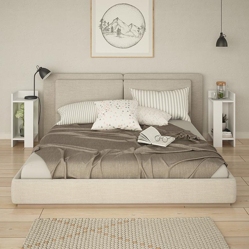Noptiera Immerse set 2 bucati, 27x25x60 cm - Alb