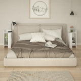 Noptiera Immerse set 2 bucati, 27x25x60 cm - Alb
