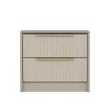 Noptiera Kale Luxe - 7938, Piatră, Bej, 53x45x45 cm