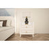 Noptiera Lux Cash cu 2 Sertare, Alb, 45 X 56 X 37 Cm