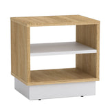 Noptiera Mason, Sonoma-Alb, 40x32x40 cm - Noptiera Mason, Sonoma-Alb, 40x32x40 cm