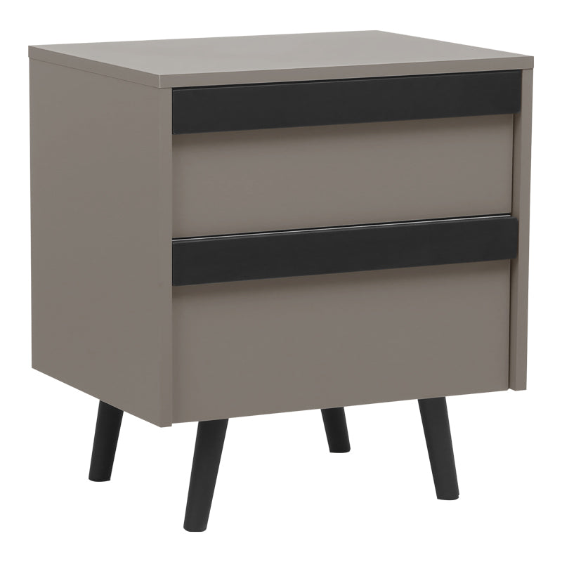 Bej - Negru | SKU: 225-000118 | Noptieră Nectra, Bej - Negru, 50x40x56 cm, varianta Bej - Negru, produs pentru amenajarea locuinței, disponibil online în România la CasaMob