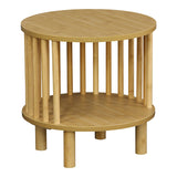 Noptiera Nodial, /Bambus, Natural, D40x40 cm