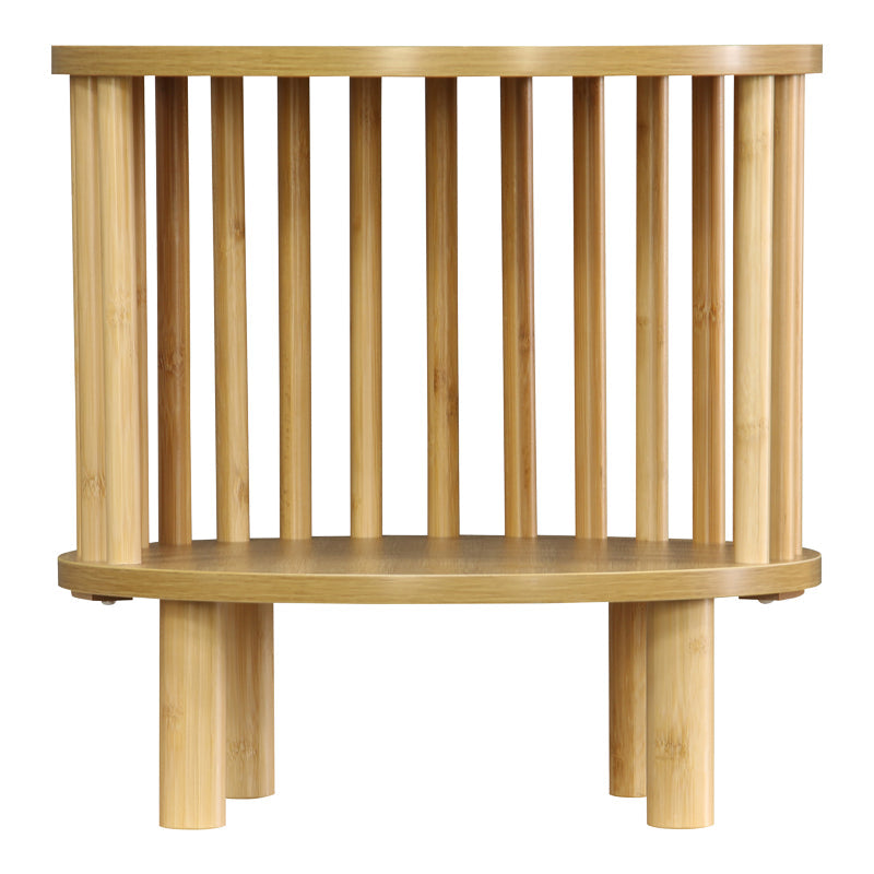Noptiera Nodial, /Bambus, Natural, D40x40 cm