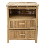 Noptiera Ofra Bamboo, Natur, 56x46x69 cm