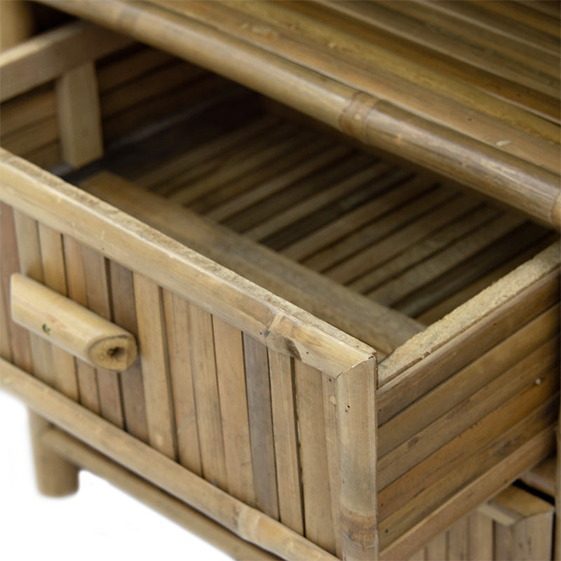 Noptiera Ofra Bamboo, Natur, 56x46x69 cm