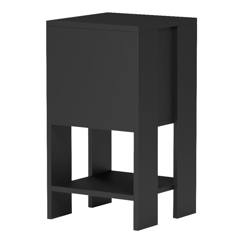 Noptieră Reppo, Diverse culori, 30x30x55 cm - Negru