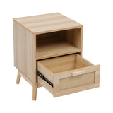 Noptiera Scandy, Natural, 40x40x55 cm