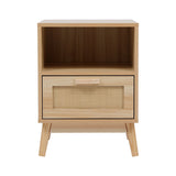 Noptiera Scandy, Natural, 40x40x55 cm