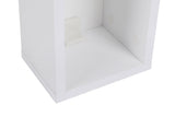 Noptiera Suspendata Turra, Stejar - Alb, 20x15x18 cm - Alb