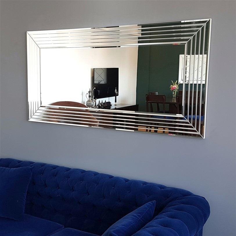 Oglindă A305Y, Argint, Argintiu, 65x130 cm