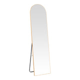 Oglinda aluminiu Plaza, Aluminiu, Auriu - Negru, 50x28x160 cm - Oglinda aluminiu Plaza, Aluminiu, Auriu - Negru, 50x28x160 cm