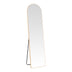 Oglinda aluminiu Plaza, Aluminiu, Auriu - Negru, 50x28x160 cm
