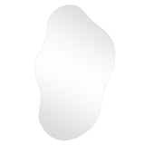 Oglinda de perete Irregular 2, Alb, 35x60 cm
