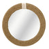 Oglinda de perete Rope, Natural, 60x60 cm