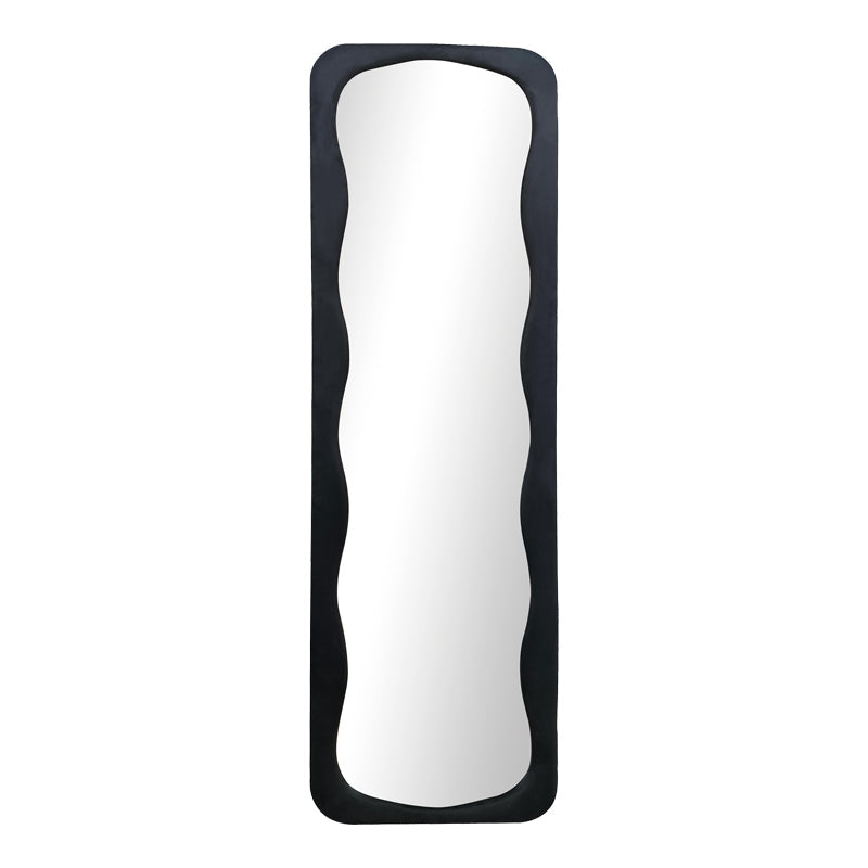 Oglinda de podea Lezour, Catifea, 50x170 cm - Negru