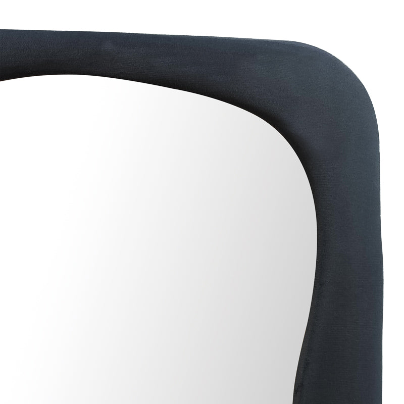 Oglinda de podea Lezour, Catifea, 50x170 cm - Negru