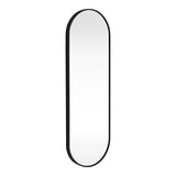 Oglinda decorativa Albere, Alb-Negru - Alb-Auriu, 40x120 cm - Alb-Negru