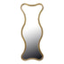 Oglinda decorativa Boulen, Lemn, auriu, 51x126 cm
