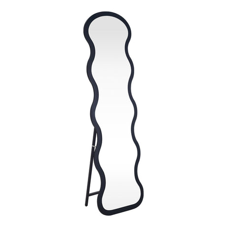 Oglinda decorativa Dural, Negru - Alb, 50x30x160 cm
