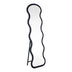 Oglinda decorativa Dural, Negru - Alb, 50x30x160 cm